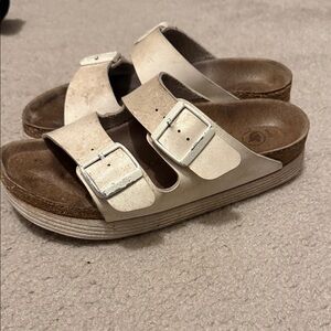 Needs refurbishing…Papillio by Birkenstock Arizona Chunky Platform Sandals